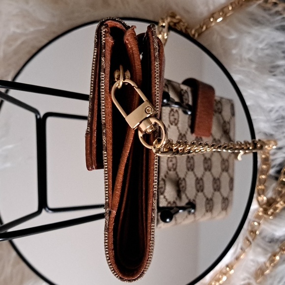 Gucci Compact Wallet on Chain EUzc - Picture 5 of 14